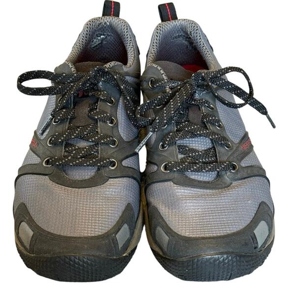 Merrell Castle Rock Hiking Athletic Trail Shoes- Grey, Black, Red - Men’s Size 9 - Picture 3 of 7